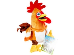 La Granja De Zenón Peluche Y Cojín De Viaje Gallo Bartolito Bandai AR08022 -Niños Juguetes Tienda 1999957041g01
