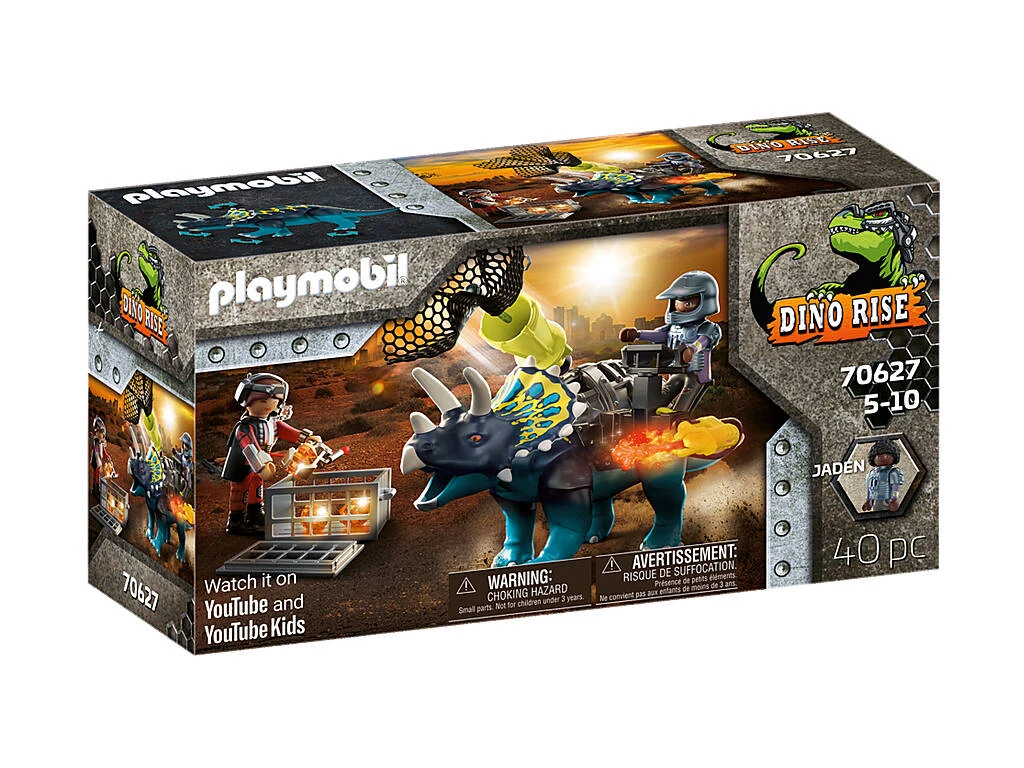 Playmobil Dinos Triceratops Disturbios por las Piedras Legendarias 70627 Playmobil Dinos Triceratops Disturbios Por Las Piedras Legendarias 70627 -Niños Juguetes Tienda 1999957618g00