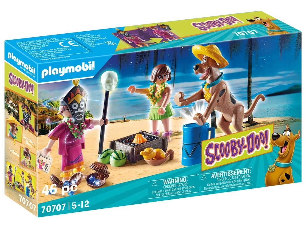 Playmobil Scooby-Doo Aventura con Witch Doctor 70707 Playmobil Scooby-Doo Aventura Con Witch Doctor 70707 -Niños Juguetes Tienda 1999957637g00