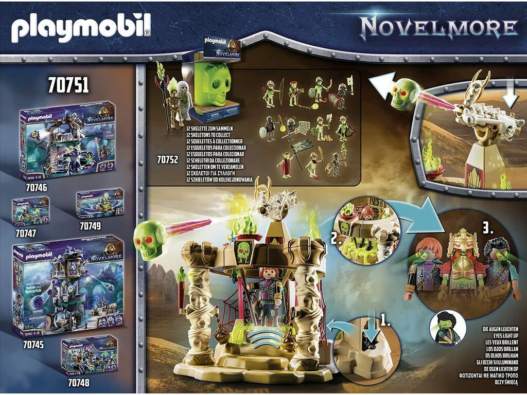 Playmobil Novelmore Sal´ahari Sands Templo del Ejército de Esqueletos 70751 Playmobil Novelmore Sal´ahari Sands Templo Del Ejército De Esqueletos 70751 -Niños Juguetes Tienda 1999957660g04