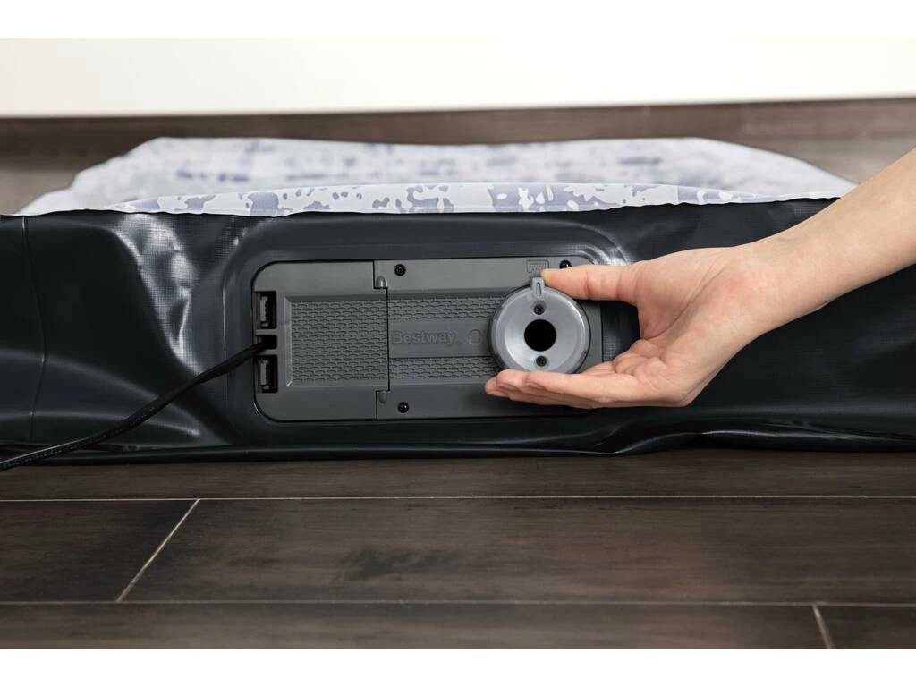 Colchón Flocado de 188X99X30 cm. con Hinchador Eléctrico Incorporado Bestway 67834 Colchón Flocado De 188X99X30 Cm. Con Hinchador Eléctrico Incorporado Bestway 67834 -Niños Juguetes Tienda 1999957717g04