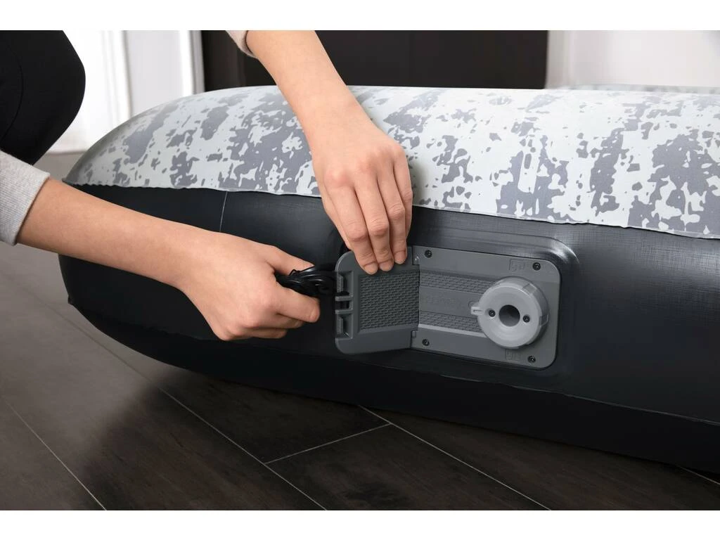 Colchón Flocado de 188X99X30 cm. con Hinchador Eléctrico Incorporado Bestway 67834 Colchón Flocado De 188X99X30 Cm. Con Hinchador Eléctrico Incorporado Bestway 67834 -Niños Juguetes Tienda 1999957717g05