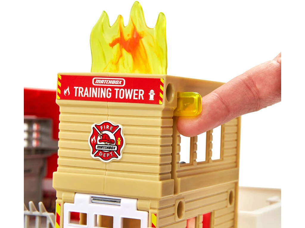 Matchbox Action Drivers Estación de Bomberos con Sonido Mattel HBD76 Matchbox Action Drivers Estación De Bomberos Con Sonido Mattel HBD76 -Niños Juguetes Tienda 1999958091g04