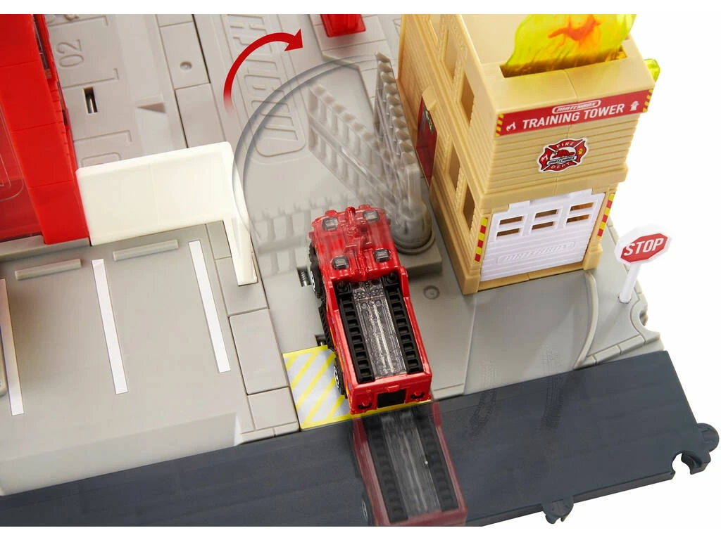 Matchbox Action Drivers Estación de Bomberos con Sonido Mattel HBD76 Matchbox Action Drivers Estación De Bomberos Con Sonido Mattel HBD76 -Niños Juguetes Tienda 1999958091g05