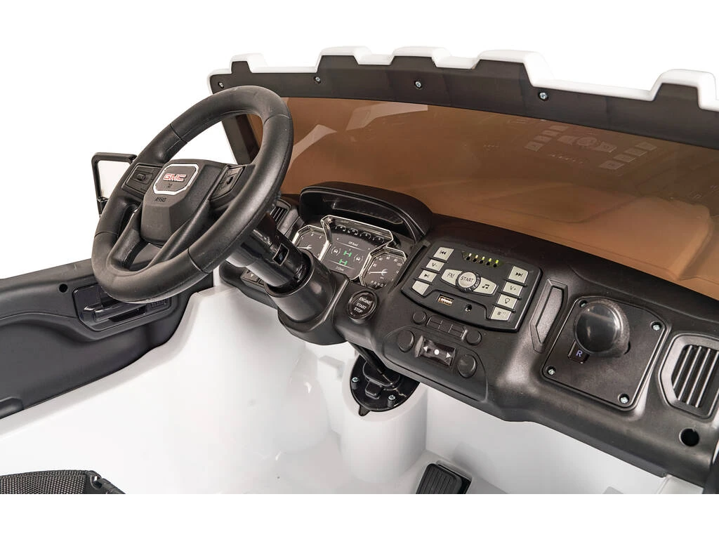 Coche Descapotable GMC Sierra HD Blanco Radio Control A Batería 12.V Coche Descapotable GMC Sierra HD Blanco Radio Control A Batería 12.V -Niños Juguetes Tienda 1999958324g02
