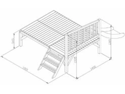 Casita Infantil Elevada Flam Masgames MA800595 -Niños Juguetes Tienda 1999958427g05