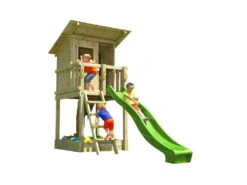 Parque Infantil Beach Hut XL Con Columpio Individual Masgames MA802311