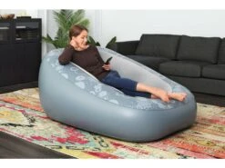Sillón Hinchable Combfi Cube Deluxe 152x127x76 Cm. Bestway 75096 -Niños Juguetes Tienda 1999958615g05