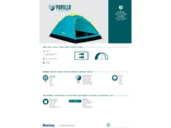 Tienda De Campaña Cooldome 2 Personas 145x205x100 Cm. Bestway 68084 -Niños Juguetes Tienda 1999958618g06