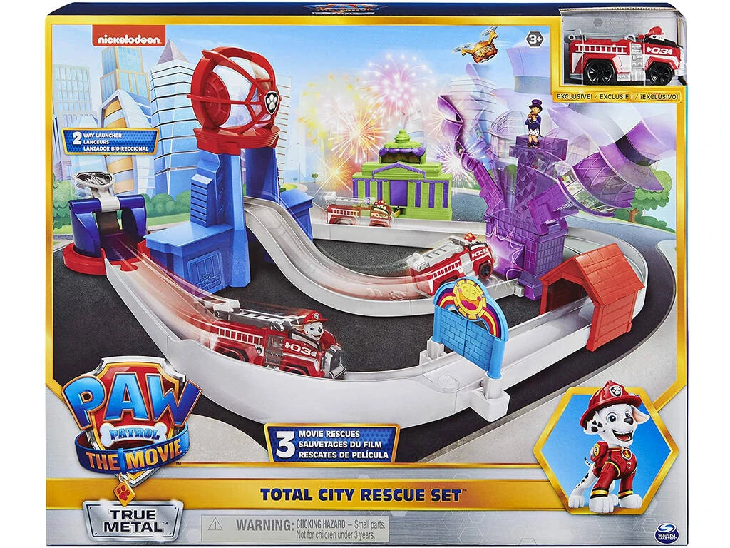 Paw Patrol Movie Set de Rescate Total City Diecast Bizak 6192 7736 Paw Patrol Movie Set De Rescate Total City Diecast Bizak 6192 7736 -Niños Juguetes Tienda 1999960491g01