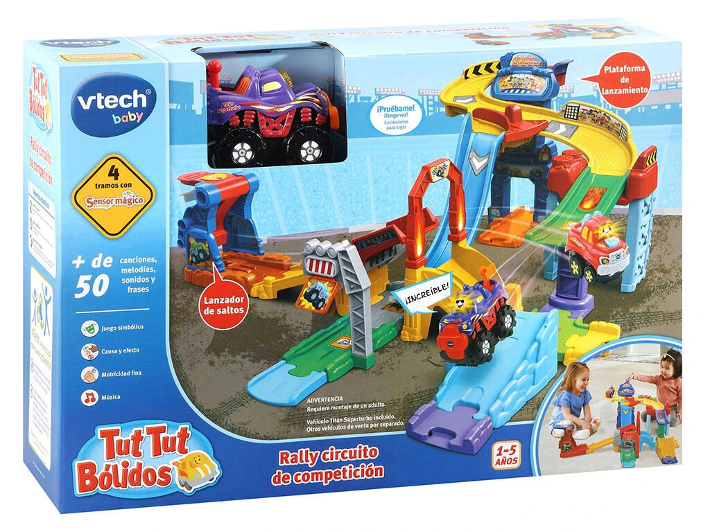 Tut Tut Bólidos Rally Circuito de Competición Vtech 540522 Tut Tut Bólidos Rally Circuito De Competición Vtech 540522 -Niños Juguetes Tienda 1999960709g00