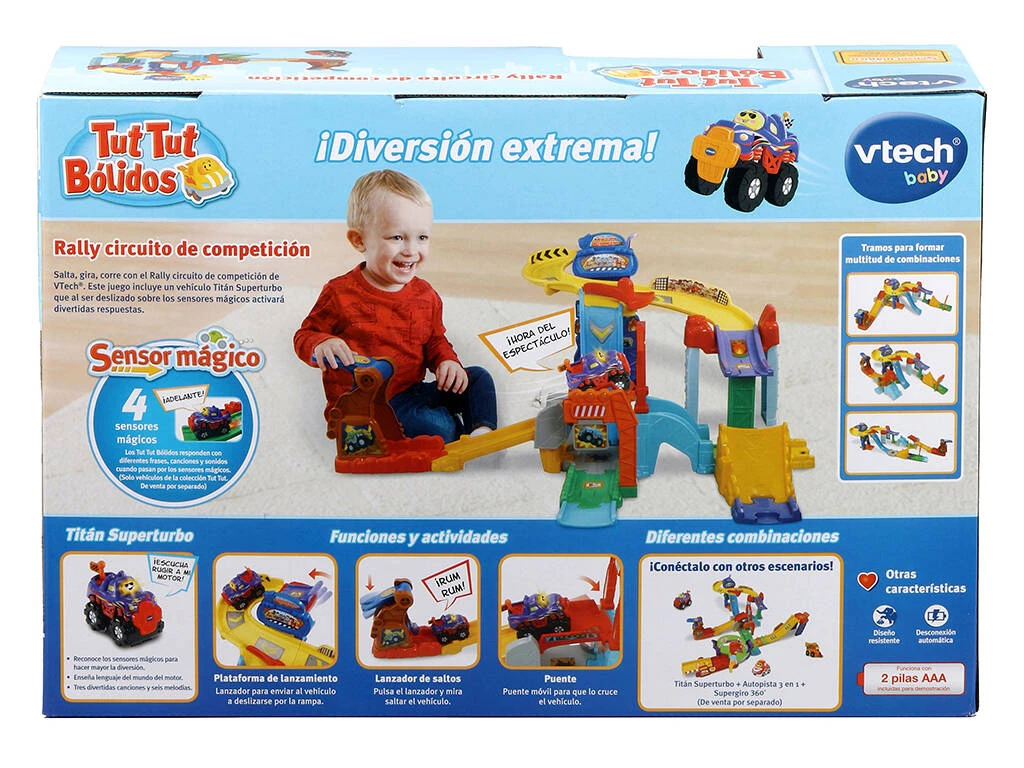 Tut Tut Bólidos Rally Circuito de Competición Vtech 540522 Tut Tut Bólidos Rally Circuito De Competición Vtech 540522 -Niños Juguetes Tienda 1999960709g02