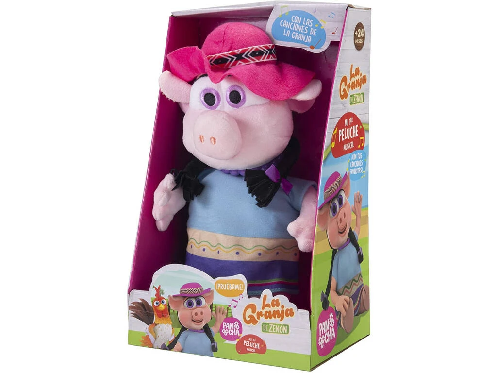 La Granja De Zenón Peluche Pancha Bandai AR80007 La Granja De Zenón Peluche Pancha Bandai AR80007 -Niños Juguetes Tienda 1999960739g01