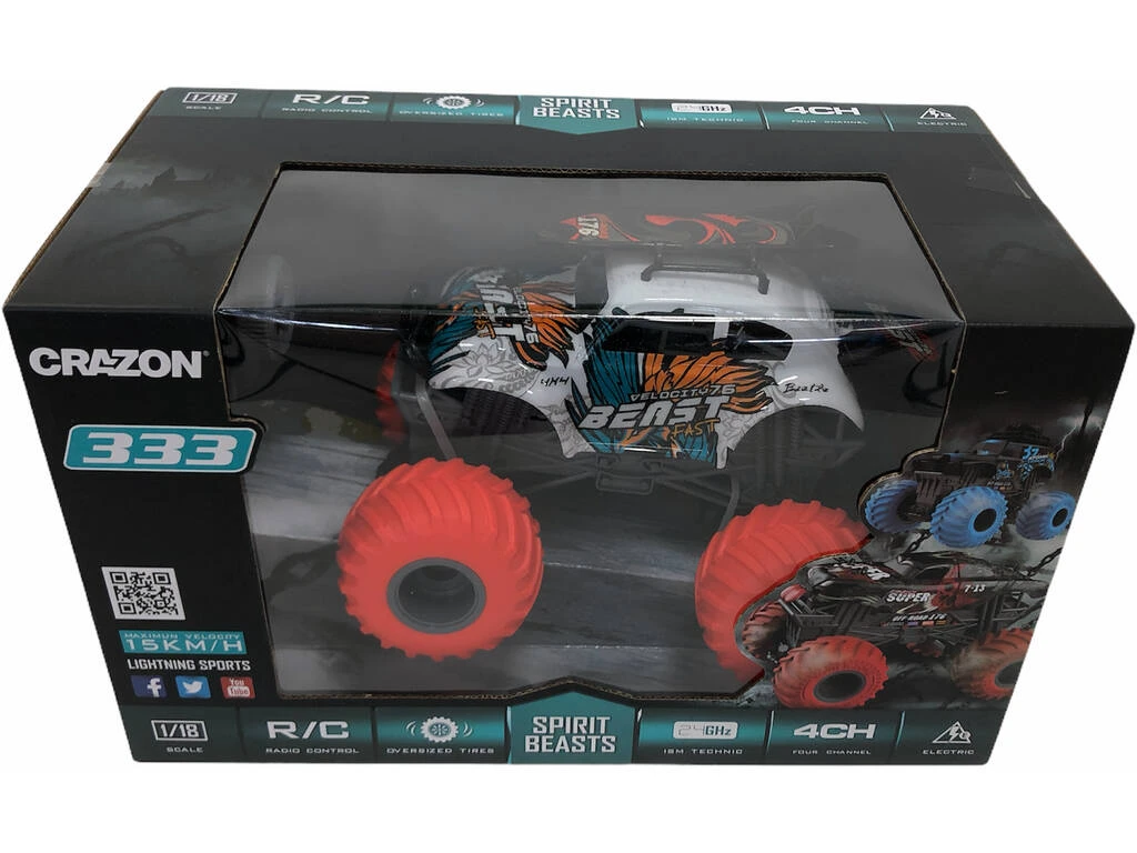 Radio Control 1:18 Escarabajo Spirit Beasts Blanco Radio Control 1:18 Escarabajo Spirit Beasts Blanco -Niños Juguetes Tienda 1999960896g01