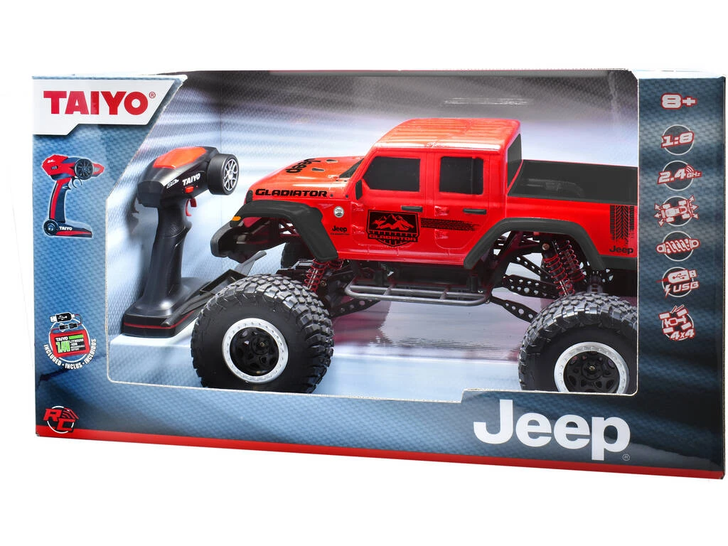 Radio Control 1:8 Jeep Gladiator 4WD Taiyo 80012A Radio Control 1:8 Jeep Gladiator 4WD Taiyo 80012A -Niños Juguetes Tienda 1999961006g01