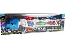 Camión Portacoches Azul 6 Coches