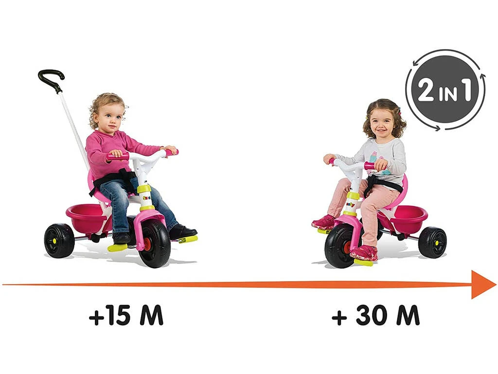 Triciclo Be Fun Rosa Smoby 740322 Triciclo Be Fun Rosa Smoby 740322 -Niños Juguetes Tienda 1999961210g04