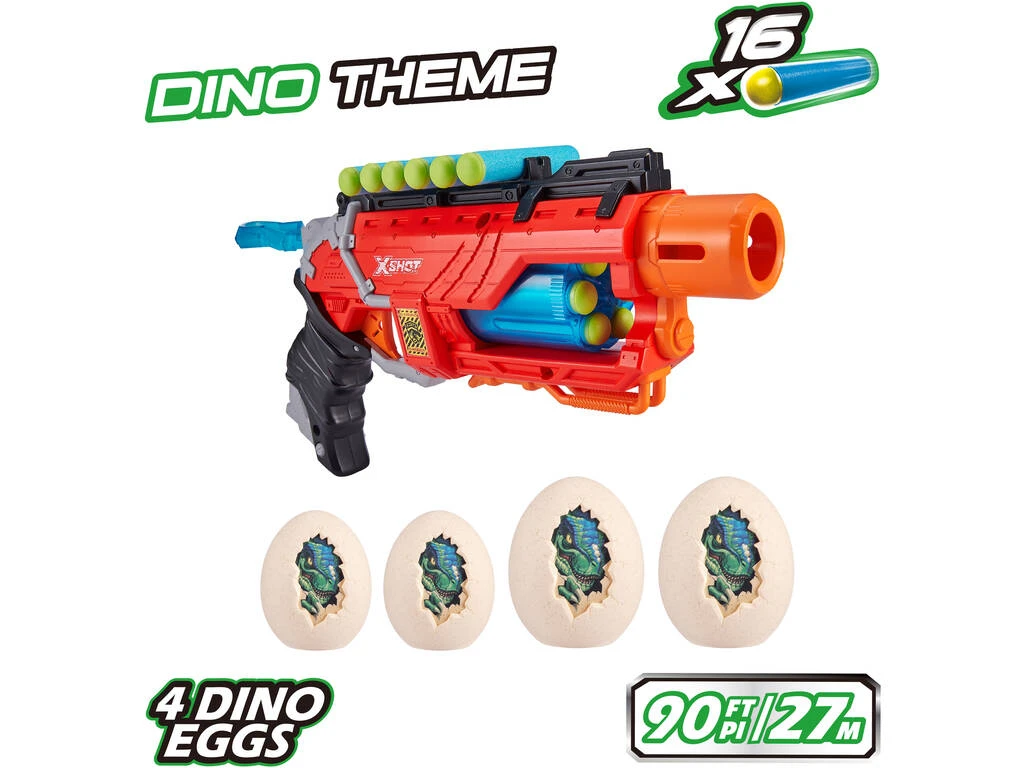 Dino Attack Blaster con 16 Dardos y 4 Huevos Diana Zuru 11013938 Dino Attack Blaster Con 16 Dardos Y 4 Huevos Diana Zuru 11013938 -Niños Juguetes Tienda 1999961249g03