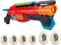 Dino Attack Claw Hunter Con 24 Dardos Y 6 Huevos Diana Zuru 11013974