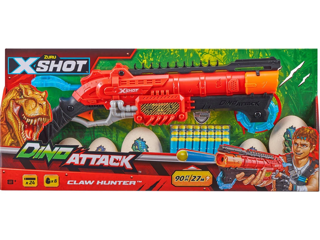Dino Attack Claw Hunter con 24 Dardos y 6 Huevos Diana Zuru 11013974 Dino Attack Claw Hunter Con 24 Dardos Y 6 Huevos Diana Zuru 11013974 -Niños Juguetes Tienda 1999961250g01