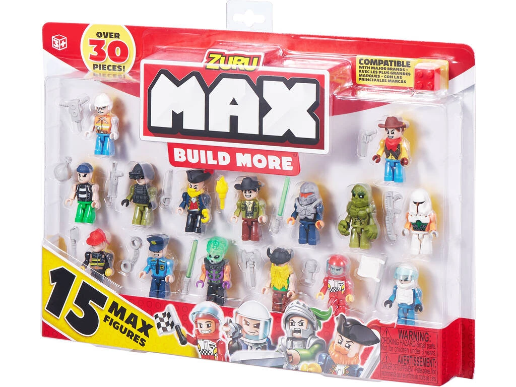 Set 15 Max Figuras Desmontables Intercambiables Zuru 11007310 Set 15 Max Figuras Desmontables Intercambiables Zuru 11007310 -Niños Juguetes Tienda 1999961251g00