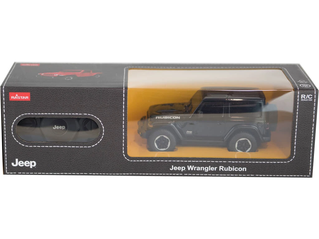 Radio Control 1:24 Jeep Wrangler Rubicorn Negro Teledirigido Radio Control 1:24 Jeep Wrangler Rubicorn Negro Teledirigido -Niños Juguetes Tienda 1999961436g03