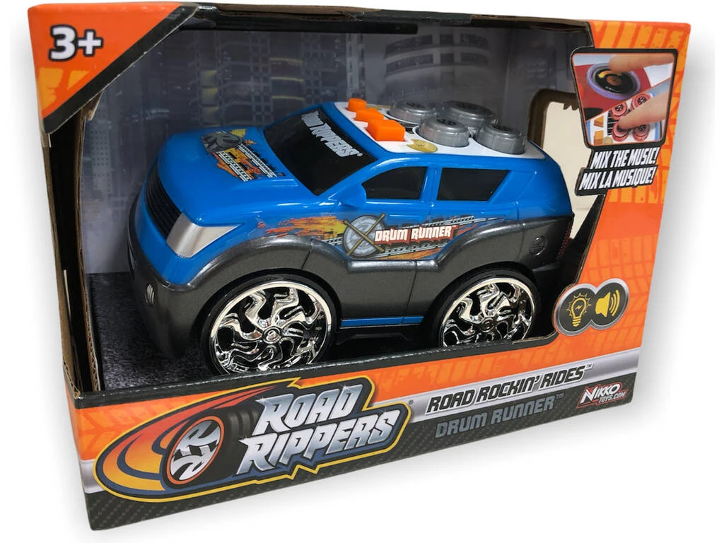 Road Rippers Coche con Luz y Sonidos Road Rockin Rides Drum Runner Nikko 20323 Road Rippers Coche Con Luz Y Sonidos Road Rockin Rides Drum Runner Nikko 20323 -Niños Juguetes Tienda 1999961512g00