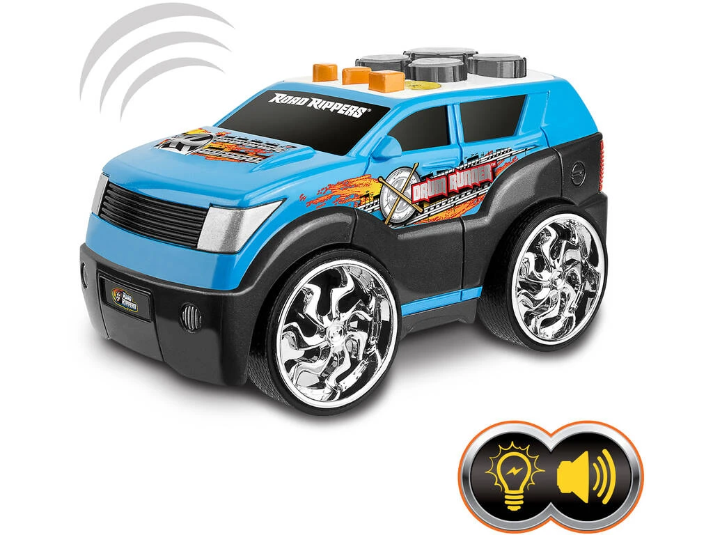 Road Rippers Coche con Luz y Sonidos Road Rockin Rides Drum Runner Nikko 20323 Road Rippers Coche Con Luz Y Sonidos Road Rockin Rides Drum Runner Nikko 20323 -Niños Juguetes Tienda 1999961512g02