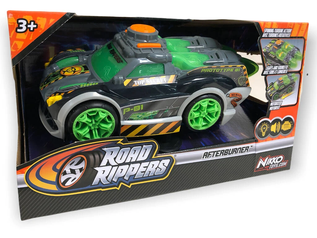 Road Rippers Coche Motorizado con Luz y Sonidos Afterburner Negro Nikko 20441 Road Rippers Coche Motorizado Con Luz Y Sonidos Afterburner Negro Nikko 20441 -Niños Juguetes Tienda 1999961516g00