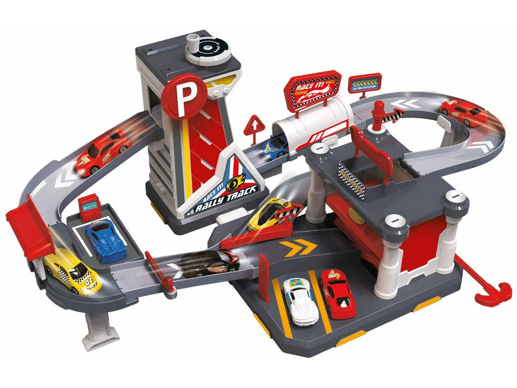 Parking Rally Track 2 Pisos con 6 Coches Parking Rally Track 2 Pisos Con 6 Coches -Niños Juguetes Tienda 1999961645g00