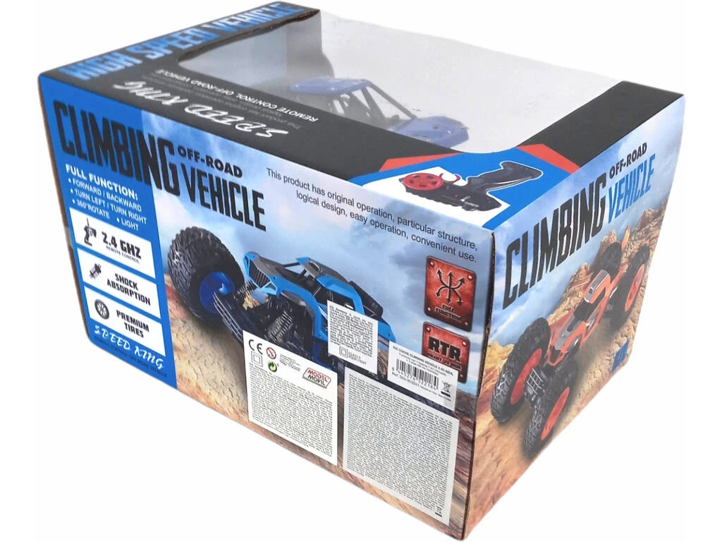 Radio Control Coche Climbing Vehicle 2.4G 4 Funciones Azul Radio Control Coche Climbing Vehicle 2.4G 4 Funciones Azul -Niños Juguetes Tienda 1999961701g03