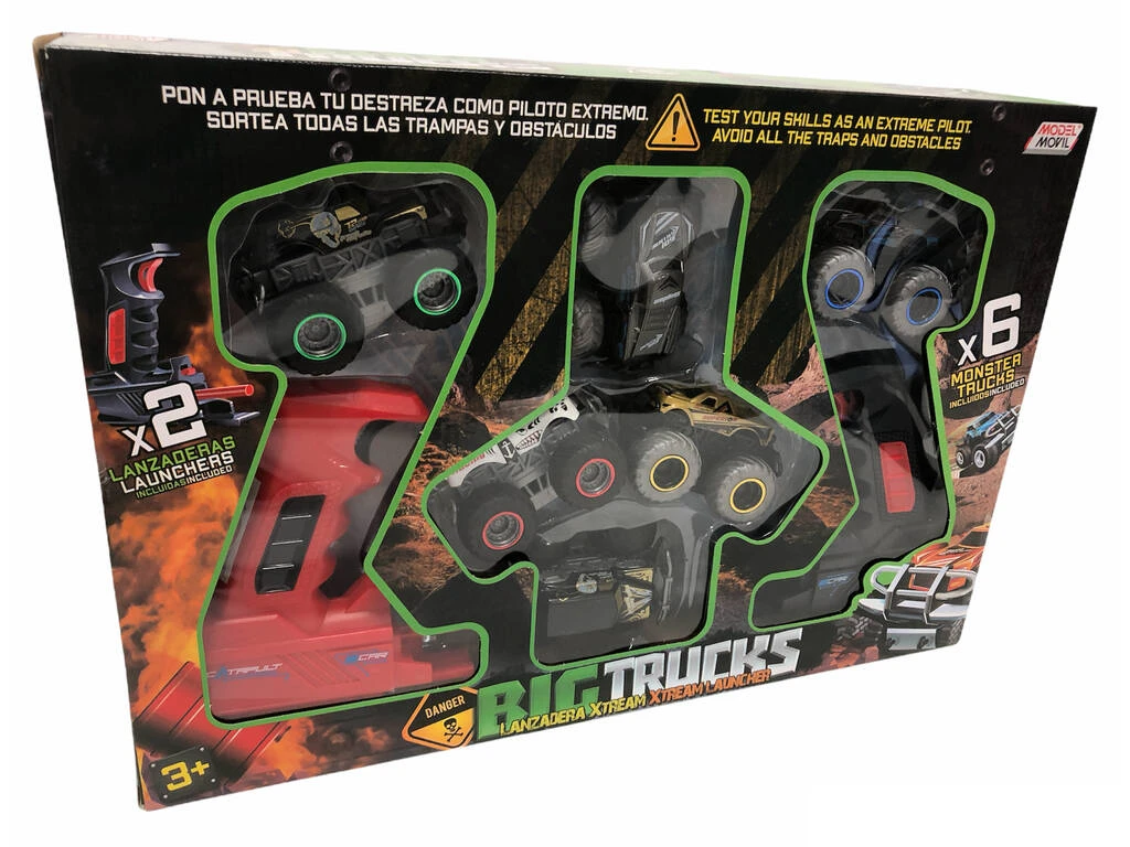 Set 2 Lanzadores 6 Coches Munster Trucks Set 2 Lanzadores 6 Coches Munster Trucks -Niños Juguetes Tienda 1999961716g00