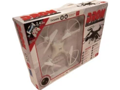 Dron Blanco Radio Control 2.4G 4 Canales Con Wifi, Cámara Y Cargador USB -Niños Juguetes Tienda 1999962049g02