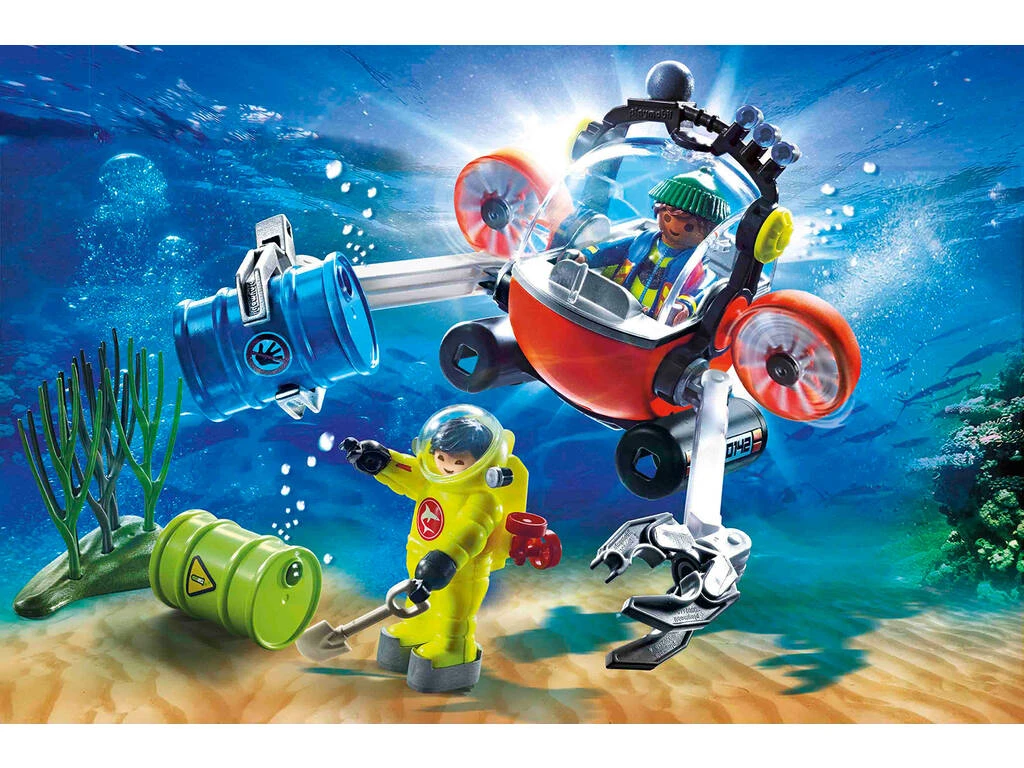 Playmobil Rescate Marítimo Operacion Medioambiente con Bote de Buceo 70142 Playmobil Rescate Marítimo Operacion Medioambiente Con Bote De Buceo 70142 -Niños Juguetes Tienda 1999962511g01
