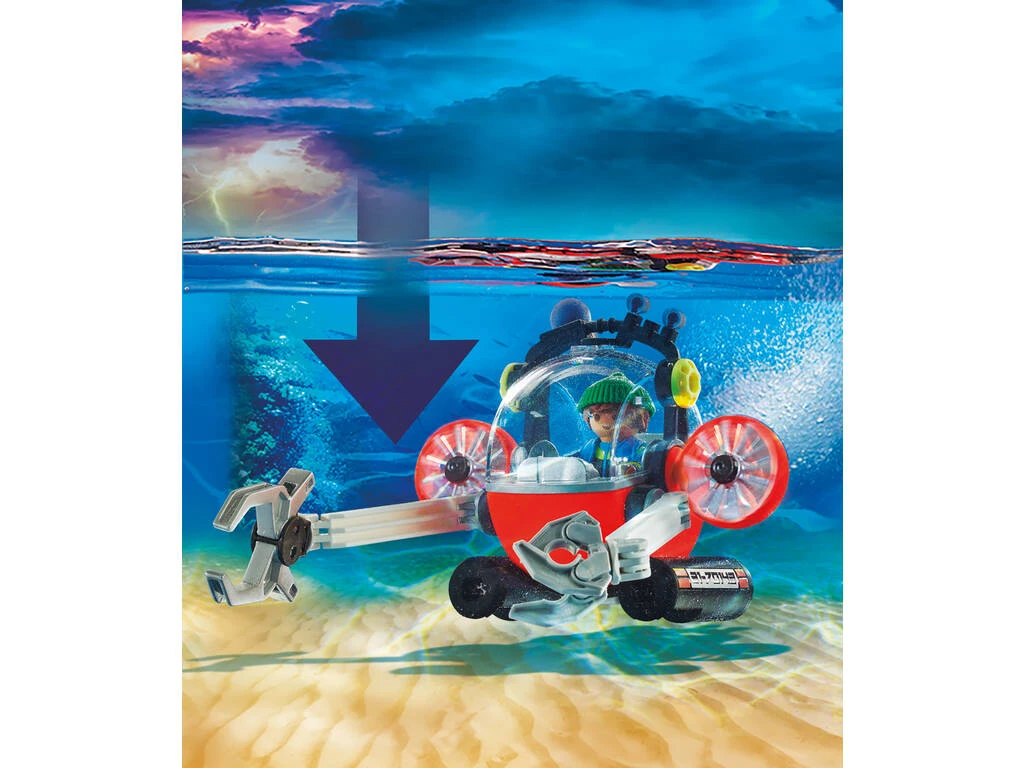 Playmobil Rescate Marítimo Operacion Medioambiente con Bote de Buceo 70142 Playmobil Rescate Marítimo Operacion Medioambiente Con Bote De Buceo 70142 -Niños Juguetes Tienda 1999962511g03