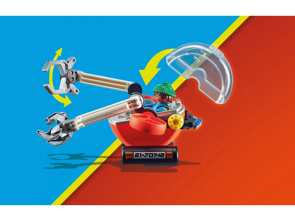 Playmobil Rescate Marítimo Operacion Medioambiente con Bote de Buceo 70142 Playmobil Rescate Marítimo Operacion Medioambiente Con Bote De Buceo 70142 -Niños Juguetes Tienda 1999962511g05