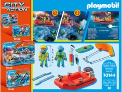 Playmobil Rescate Marítimo Rescate De Kitesurfer Con Bote 70144 -Niños Juguetes Tienda 1999962513g02