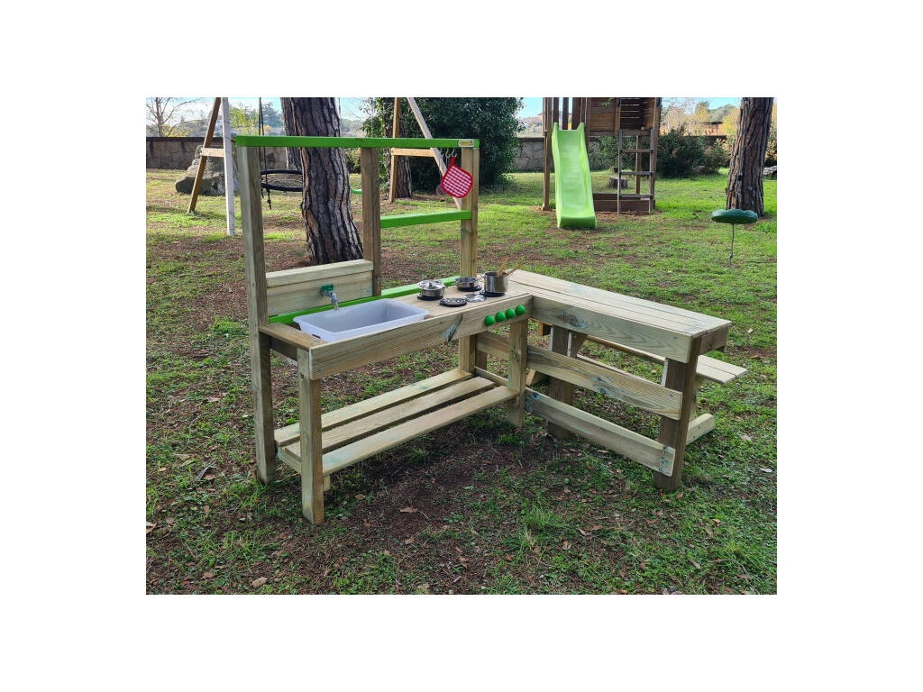 Cocina Madera de Exterior Spicy Delicious Masgames MA600575 Cocina Madera De Exterior Spicy Delicious Masgames MA600575 -Niños Juguetes Tienda 1999962800g01