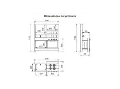 Cocina Madera De Exterior Tasty Masgames MA600600 15 Cocina Madera De Exterior Tasty Masgames MA600600 -Niños Juguetes Tienda 1999962802g13