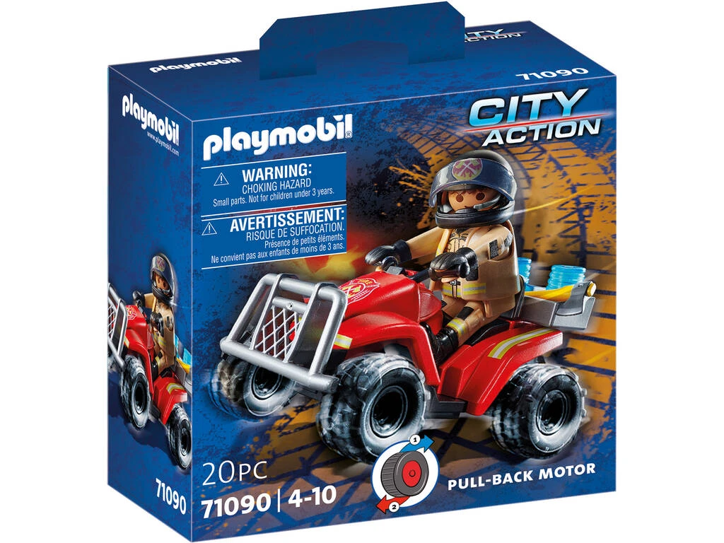 Playmobil Bomberos Speed Quad 71090 Playmobil Bomberos Speed Quad 71090 -Niños Juguetes Tienda 1999963000g00