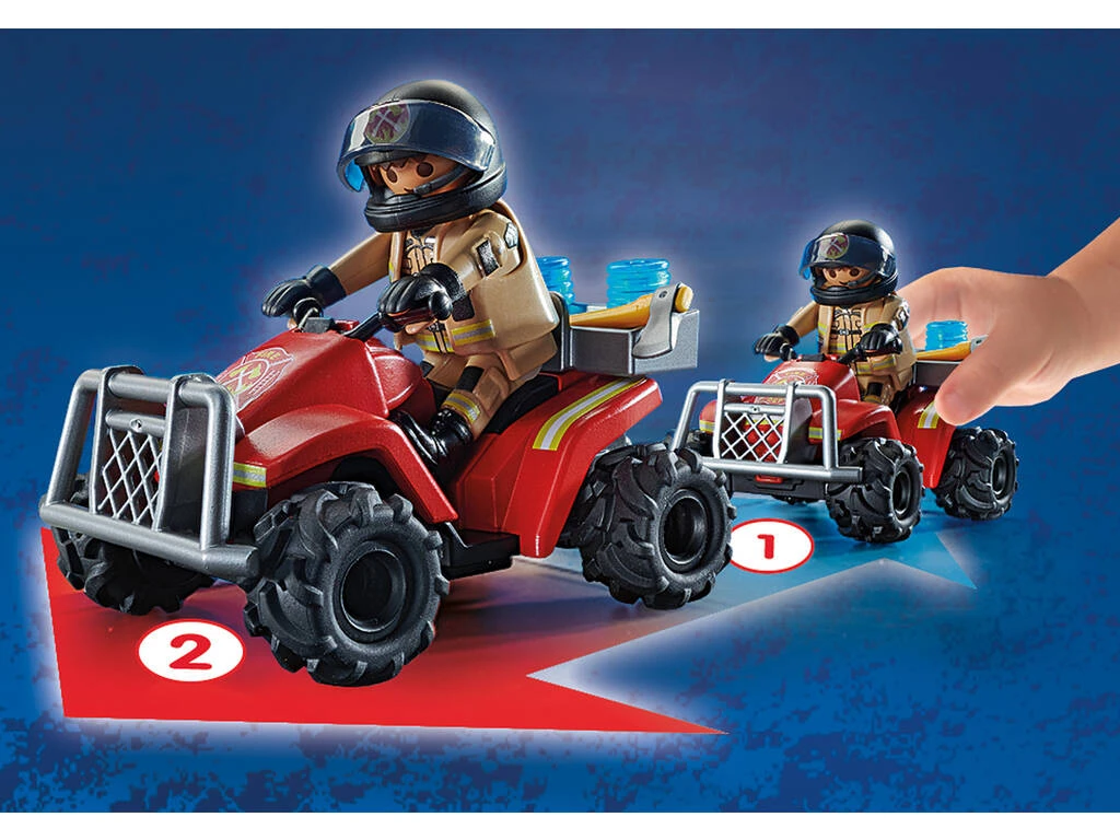 Playmobil Bomberos Speed Quad 71090 Playmobil Bomberos Speed Quad 71090 -Niños Juguetes Tienda 1999963000g02