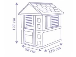 Casita Infantil De Frozen Smoby 810719 -Niños Juguetes Tienda 1999963011g03