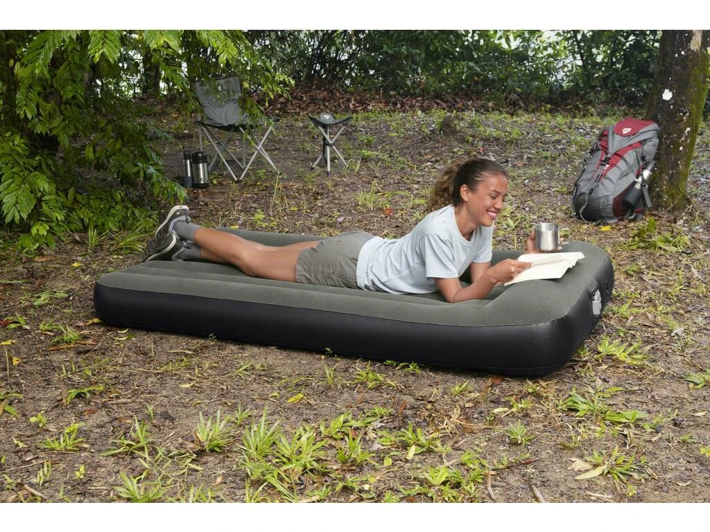 Colchón Flocado de 188x99x30 cm. Con Hinchador Eléctrico Bestway 67929 Colchón Flocado De 188x99x30 Cm. Con Hinchador Eléctrico Bestway 67929 -Niños Juguetes Tienda 1999963235g01