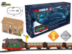 Tren Trans Siberian Express Con Luz, Estación Y Encarrilador Pequetren 401 -Niños Juguetes Tienda 1999964135g02