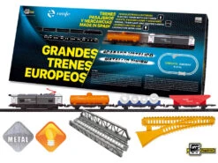 Tren Mercancías Renfe Metálico Con Luz, Puente Y Encarrilador Pequetren 526 3 Tren Mercancías Renfe Metálico Con Luz, Puente Y Encarrilador Pequetren 526 -Niños Juguetes Tienda 1999964138g01