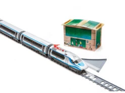 Tren HS Con Luz, Encarrilador, Estación Y Túnel Pequetren 404 -Niños Juguetes Tienda 1999964139g03