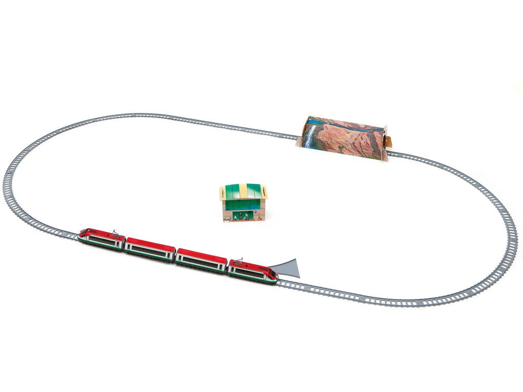Tren Comboio Pendular con Encarrilador, Estación y Túnel Pequetren 406 Tren Comboio Pendular Con Encarrilador, Estación Y Túnel Pequetren 406 -Niños Juguetes Tienda 1999964141g00