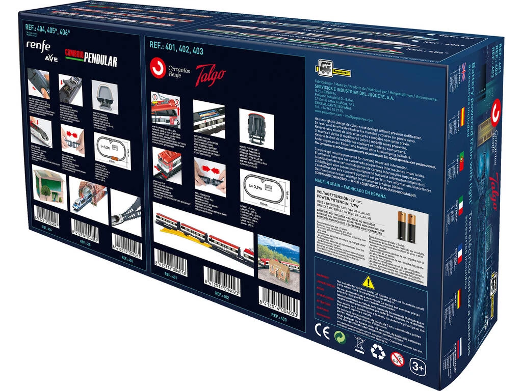 Tren Comboio Pendular con Encarrilador, Estación y Túnel Pequetren 406 Tren Comboio Pendular Con Encarrilador, Estación Y Túnel Pequetren 406 -Niños Juguetes Tienda 1999964141g05