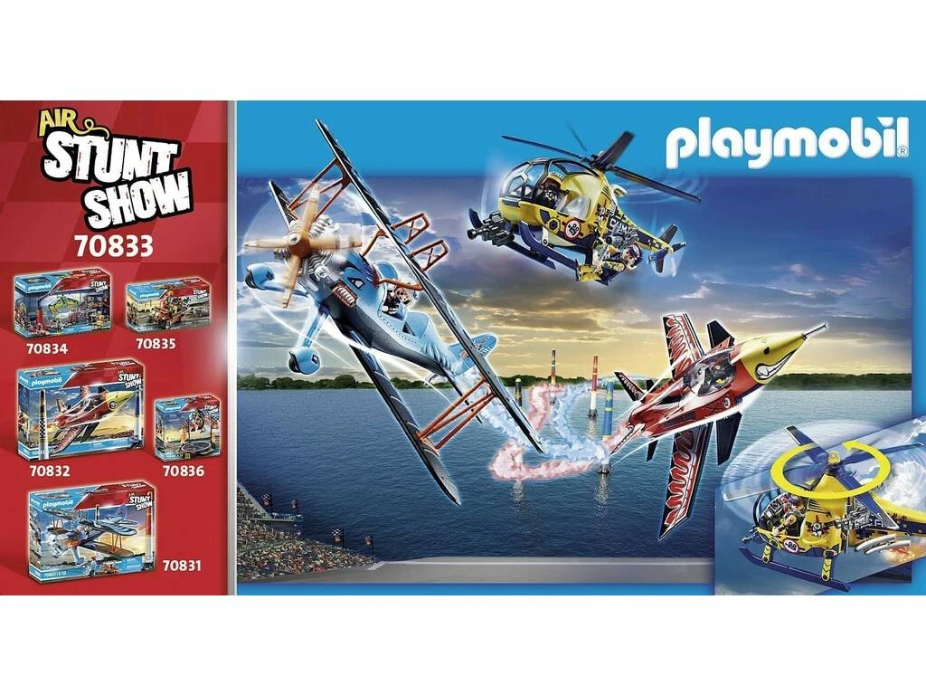 Playmobil Air Stunt Show Helicóptero de Rodaje de Película 70833 Playmobil Air Stunt Show Helicóptero De Rodaje De Película 70833 -Niños Juguetes Tienda 1999964509g02