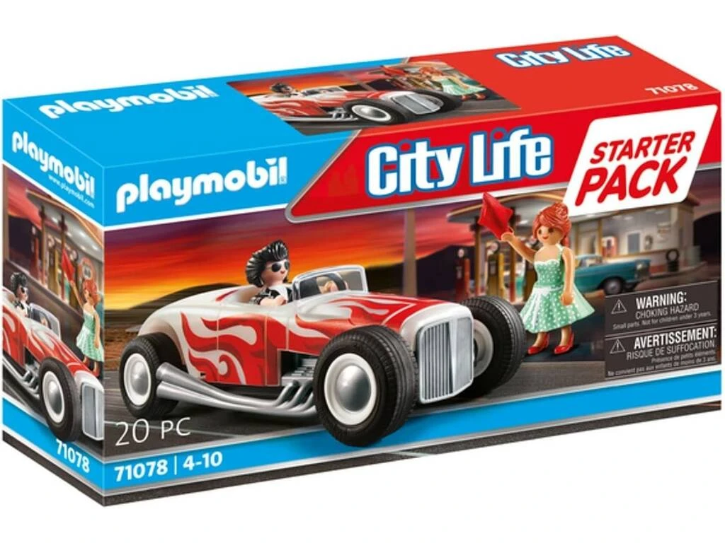 Playmobil Starter Pack Hot Rod 71078 Playmobil Starter Pack Hot Rod 71078 -Niños Juguetes Tienda 1999964538g00